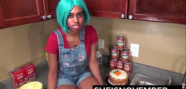  Ebony Step Sister Msnovember Cornered And Fucked Hard Missionary On The Kitchen Counter And Doggystyle By Hung Step Sibling Fucking Her While Standing Up HD Sheisnovember